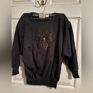 Vintage Pier 24 New York Black Sweater
